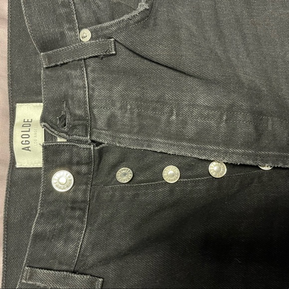 AGOLDE BLACK DISTRESSED JEANS! SIZE 28 - Picture 2 of 4